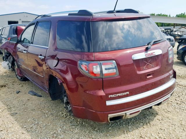 1GKKVTKD4GJ266948 - 2016 GMC ACADIA DEN MAROON photo 3