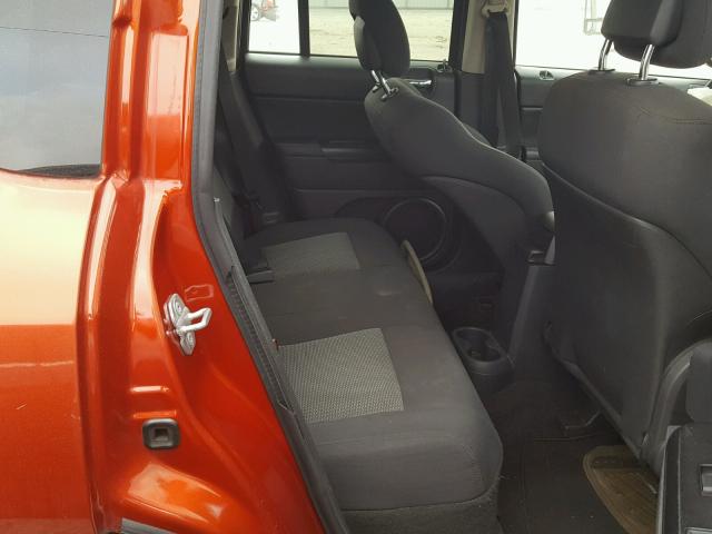 1J4NT4FA7AD506482 - 2010 JEEP COMPASS SP 橙色 照片 6