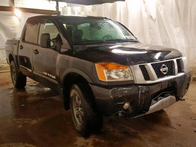 1N6AA0EC3FN512199 - 2015 NISSAN TITAN S BLACK photo 1