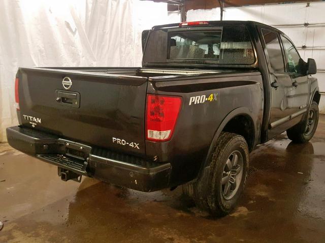 1N6AA0EC3FN512199 - 2015 NISSAN TITAN S BLACK photo 4