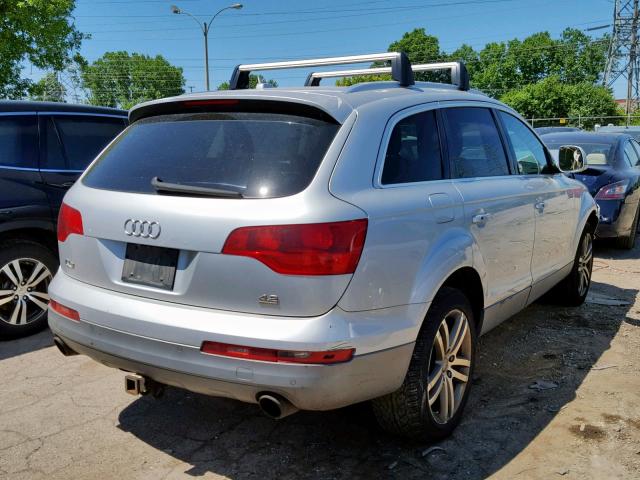 WA1BV74L98D029843 - 2008 AUDI Q7 4.2 QUA SILVER photo 4