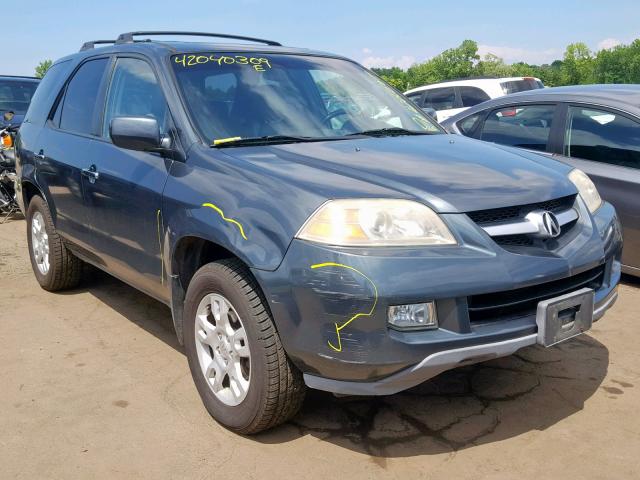 2HNYD18835H538471 - 2005 ACURA MDX TOURIN BLUE photo 1