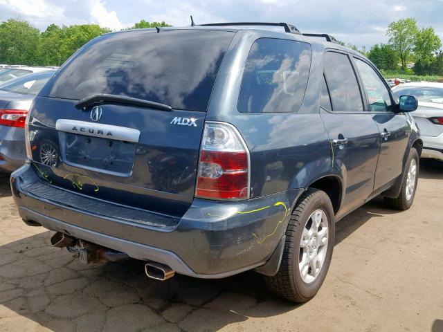 2HNYD18835H538471 - 2005 ACURA MDX TOURIN BLUE photo 4