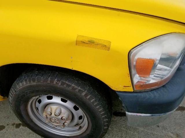 3D6WR26D16G188192 - 2006 DODGE RAM 2500 S YELLOW photo 9