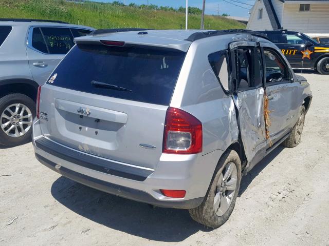 1J4NF1FB6BD218484 - 2011 JEEP COMPASS SP ვერცხლისფერი ფოტო 4