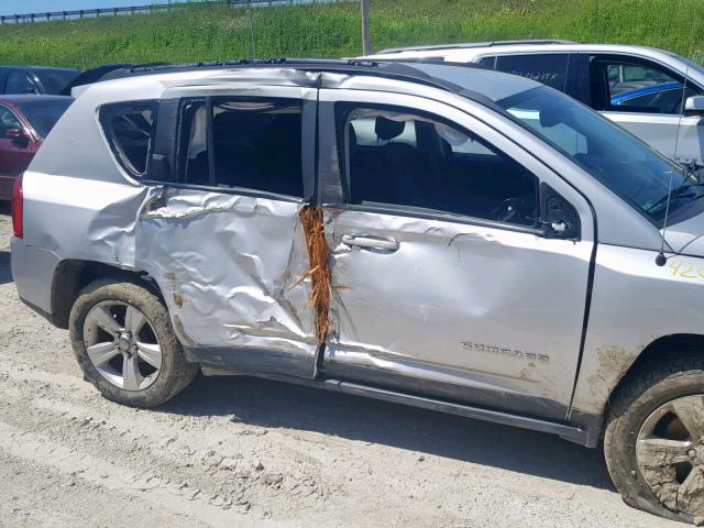 1J4NF1FB6BD218484 - 2011 JEEP COMPASS SP ვერცხლისფერი ფოტო 9