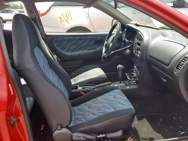 JA3AY11A8WU013461 - 1998 MITSUBISHI MIRAGE DE RED photo 5