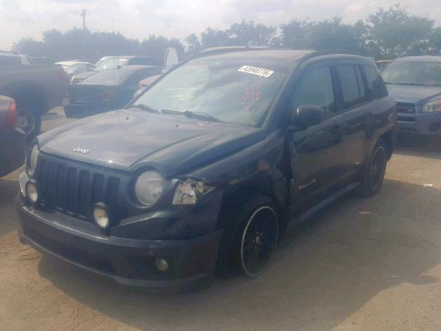 1J8FT47W77D371140 - 2007 JEEP COMPASS BLUE photo 2