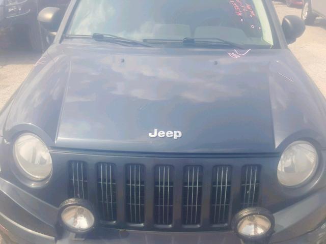 1J8FT47W77D371140 - 2007 JEEP COMPASS BLUE photo 7