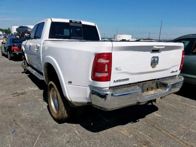 3C63RRJL9KG542705 - 2019 RAM 3500 LARAM WHITE photo 3