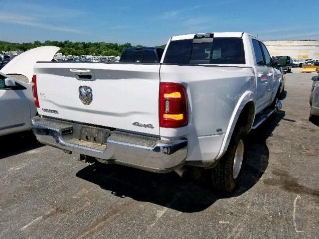 3C63RRJL9KG542705 - 2019 RAM 3500 LARAM WHITE photo 4