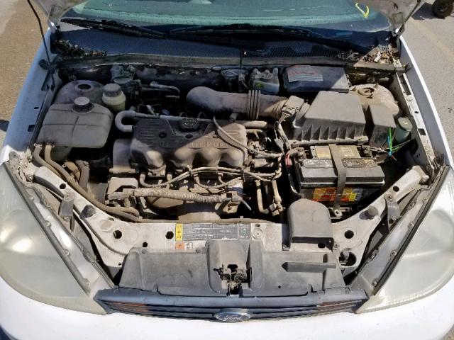 1FAFP33P71W183689 - 2001 FORD FOCUS LX WHITE photo 7