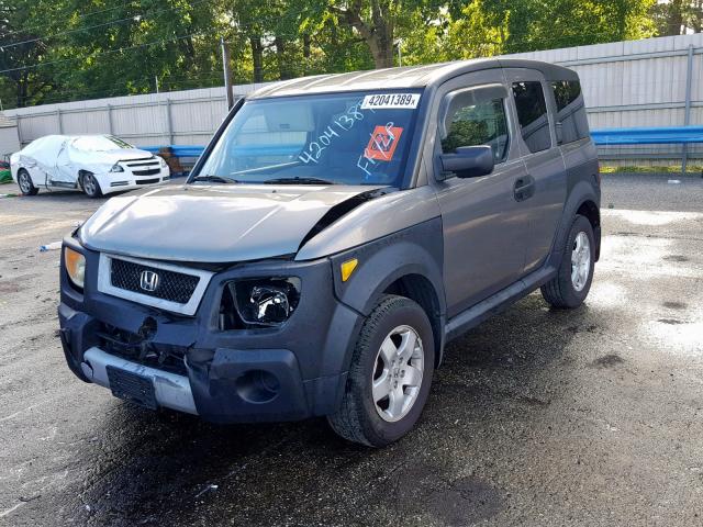 5J6YH18695L001996 - 2005 HONDA ELEMENT EX GRAY photo 2