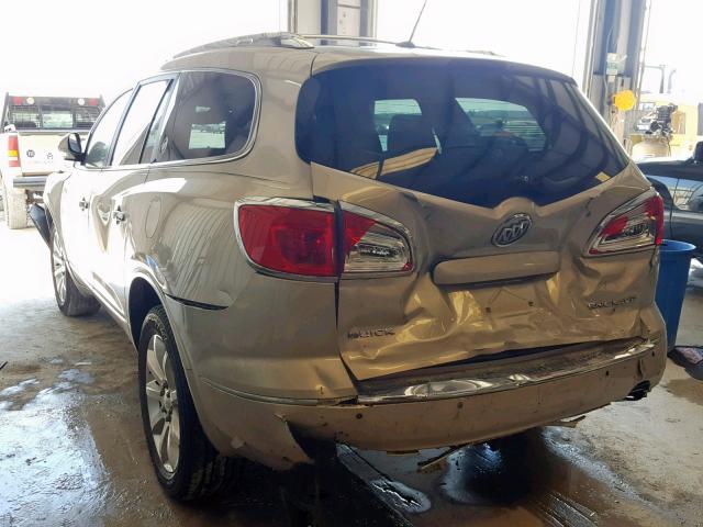 5GAKRCKD0EJ244041 - 2014 BUICK ENCLAVE TAN photo 3