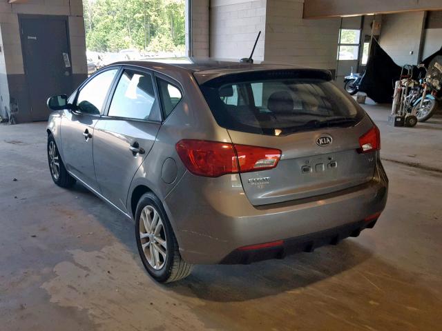 KNAFU5A26B5386356 - 2011 KIA FORTE EX BROWN photo 3