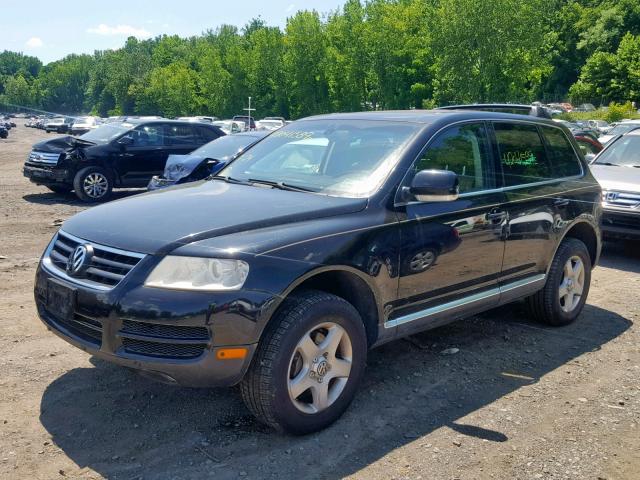 WVGBC77L94D071135 - 2004 VOLKSWAGEN TOUAREG 3. BLACK photo 2