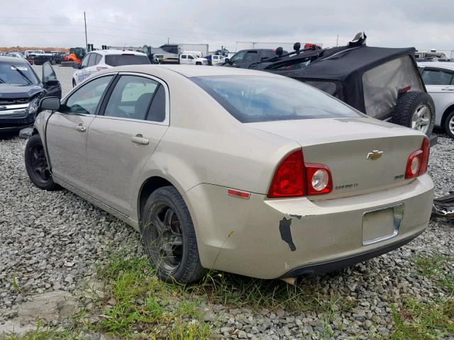 1G1ZC5E08AF175429 - 2010 CHEVROLET MALIBU 1LT 金色 照片 3