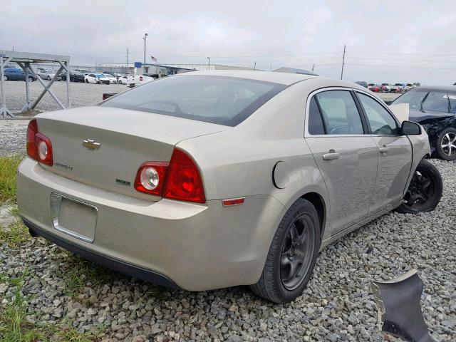 1G1ZC5E08AF175429 - 2010 CHEVROLET MALIBU 1LT 金色 照片 4