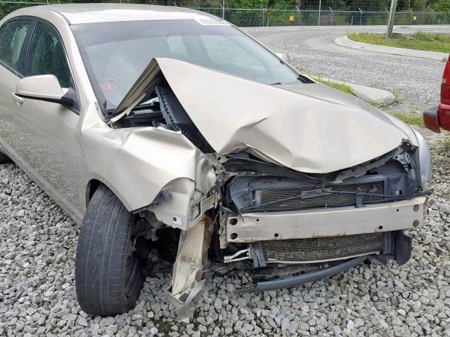 1G1ZC5E08AF175429 - 2010 CHEVROLET MALIBU 1LT 金色 照片 9