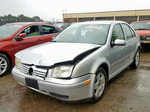 3VWSA29M7YM122366 - 2000 VOLKSWAGEN JETTA GLS SILVER photo 2