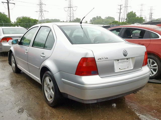 3VWSA29M7YM122366 - 2000 VOLKSWAGEN JETTA GLS SILVER photo 3