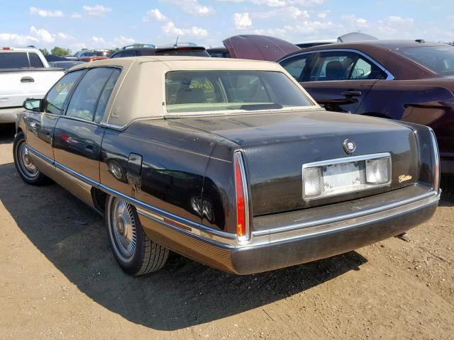 1G6KD52B1RU206641 - 1994 CADILLAC DEVILLE BLACK photo 3