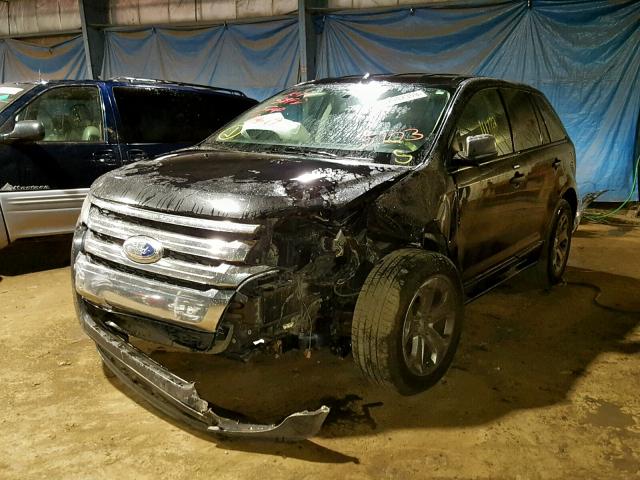 2FMDK3G97CBA35103 - 2012 FORD EDGE SE BLACK photo 2