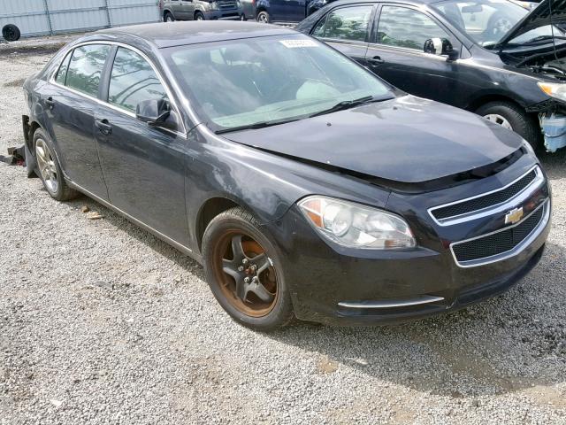 1G1ZC5E00AF192371 - 2010 CHEVROLET MALIBU 1LT BLACK photo 1