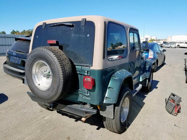 1J4FY49S3XP471375 - 1999 JEEP WRANGLER / GREEN photo 4