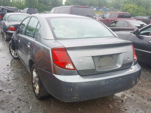 1G8AL52F24Z189773 - 2004 SATURN ION LEVEL GRAY photo 3