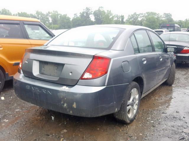 1G8AL52F24Z189773 - 2004 SATURN ION LEVEL GRAY photo 4