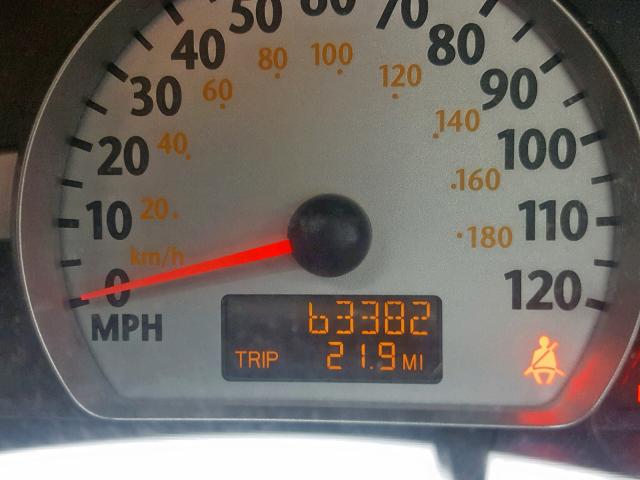 1G8AL52F24Z189773 - 2004 SATURN ION LEVEL GRAY photo 8