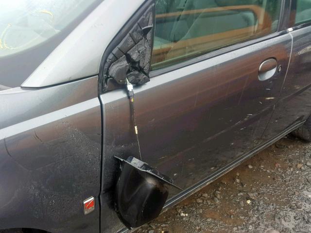 1G8AL52F24Z189773 - 2004 SATURN ION LEVEL GRAY photo 9