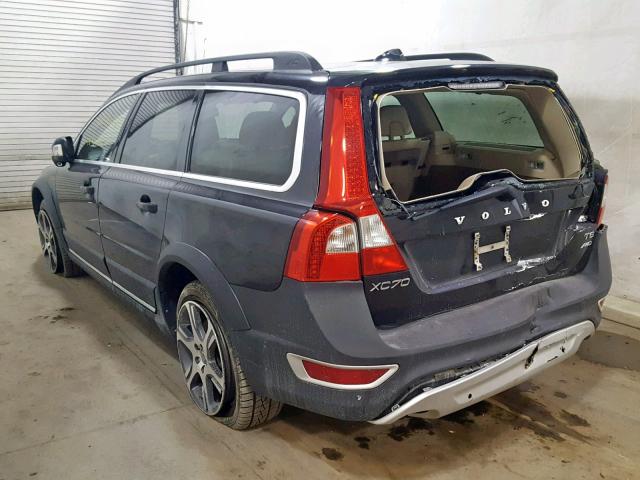 YV4902BZ1C1124997 - 2012 VOLVO XC70 T6 BLACK photo 3