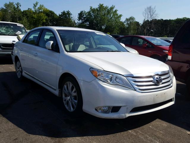 4T1BK3DB6BU416531 - 2011 TOYOTA AVALON BAS WHITE photo 1