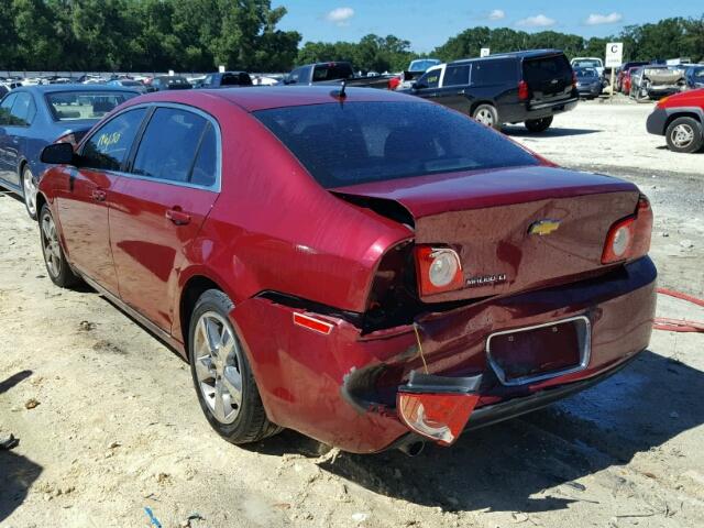 1G1ZD5E16BF307062 - 2011 CHEVROLET MALIBU 2LT BURGUNDY photo 3