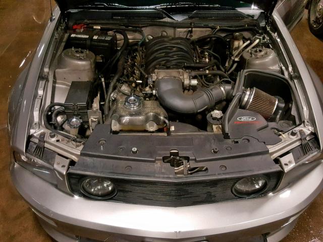 1ZVHT82H195139966 - 2009 FORD MUSTANG GT SILVER photo 7