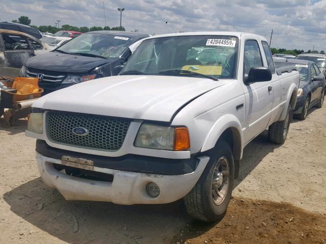 1FTYR14E32PB10958 - 2002 FORD RANGER SUP WHITE photo 2