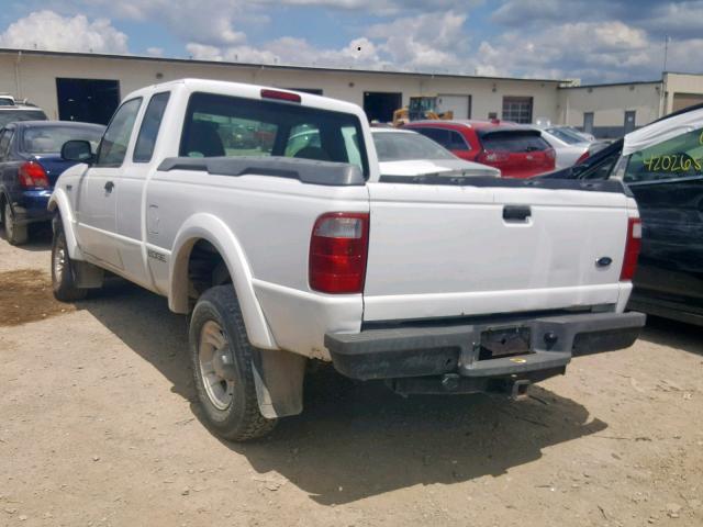 1FTYR14E32PB10958 - 2002 FORD RANGER SUP WHITE photo 3