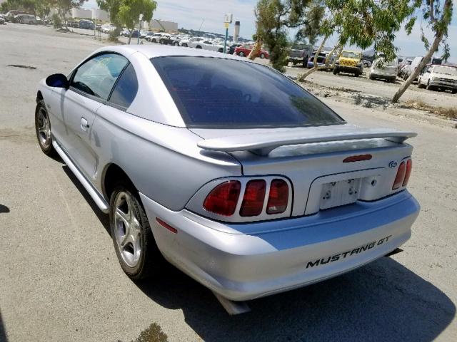 1FAFP42X6WF163500 - 1998 FORD MUSTANG GT SILVER photo 3