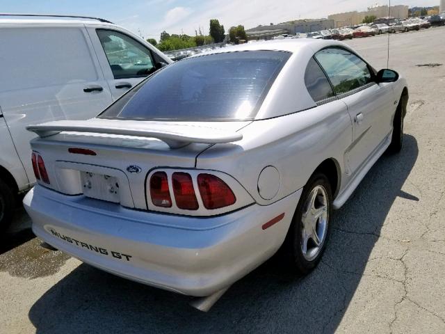 1FAFP42X6WF163500 - 1998 FORD MUSTANG GT SILVER photo 4