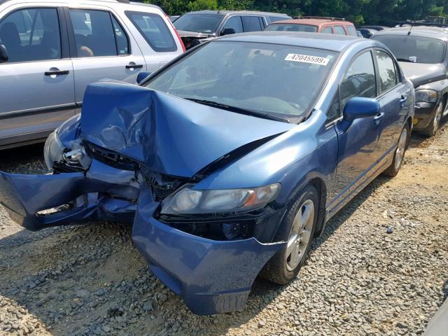 19XFA1F63BE022237 - 2011 HONDA CIVIC LX-S Mavi foto 2