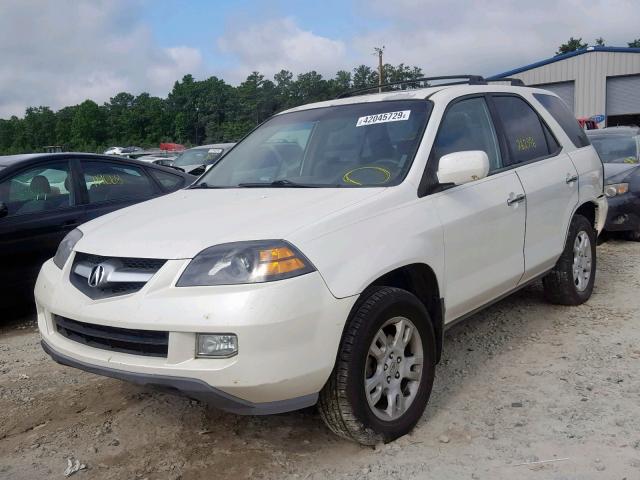 2HNYD18924H546746 - 2004 ACURA MDX TOURIN WHITE photo 2