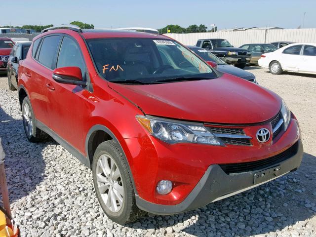 JTMDFREV0FD130967 - 2015 TOYOTA RAV4 LIMIT RED photo 1