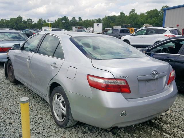 4T1BK46K17U045742 - 2007 TOYOTA CAMRY LE SILVER photo 3