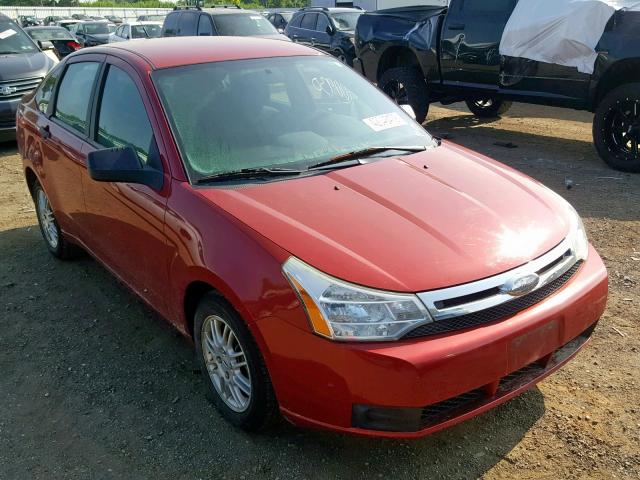 1FAHP3FN7AW163199 - 2010 FORD FOCUS SE RED photo 1
