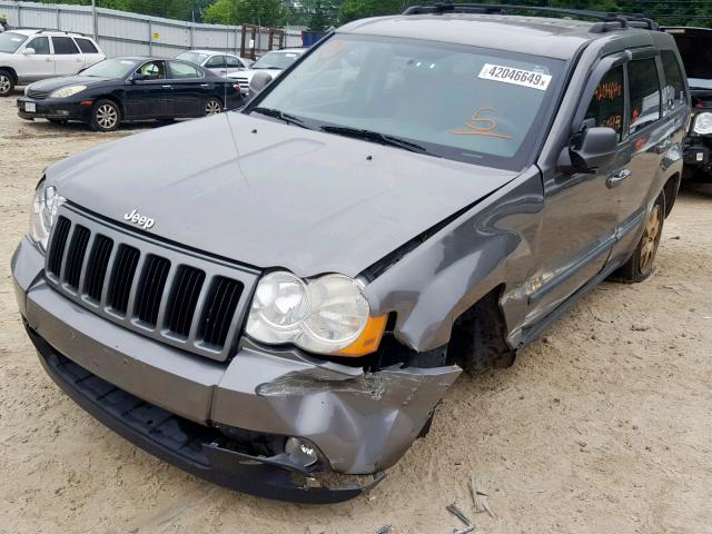 1J8GR48KX8C179801 - 2008 JEEP GRAND CHER GRAY photo 2