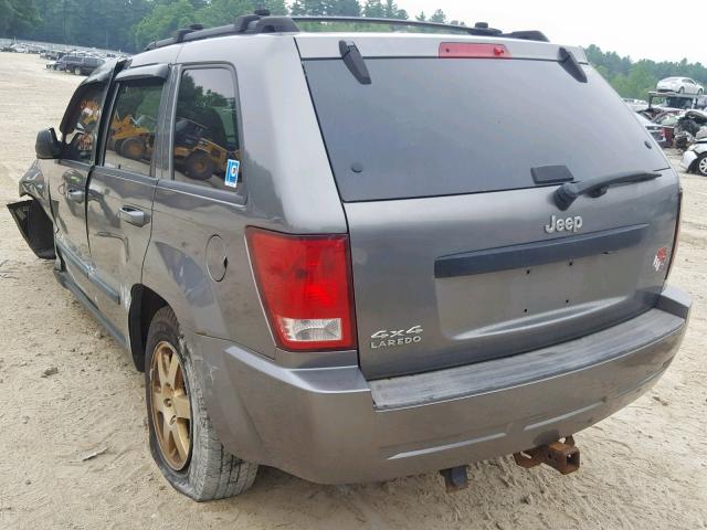 1J8GR48KX8C179801 - 2008 JEEP GRAND CHER GRAY photo 3