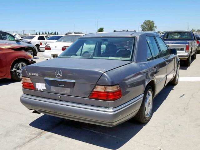 WDBEA34E7SC222836 - 1995 MERCEDES-BENZ E 420 BASE SILVER photo 4