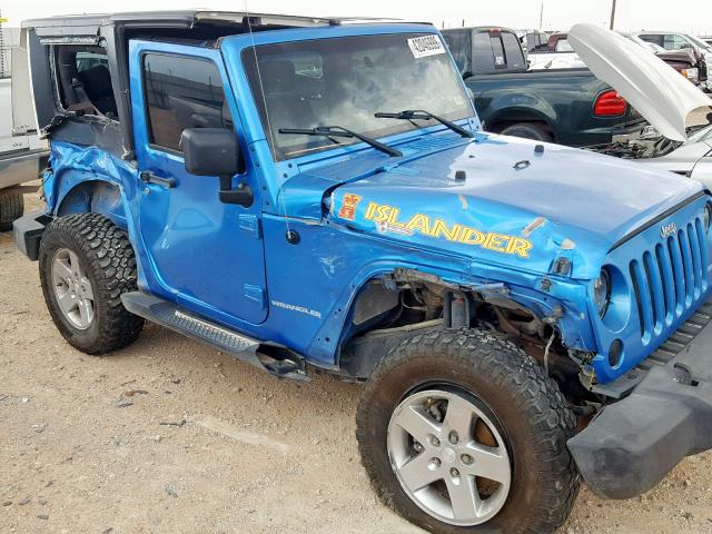 1J4AA2D15AL157744 - 2010 JEEP WRANGLER S BLUE photo 9